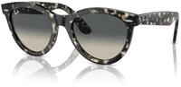 Ray-Ban Rb2241 Wayfarer Way Runde Sonnenbrille, Grey Havana/Grey Gradient, 54 mm