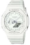 Casio GA-2100-7A7ER Herren Armbanduhr Analog Digital Quarz mit Kunststoffband, Wei&szlig;,