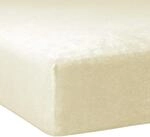 TRAUMSCHLAF Flausch Frottee Spannbettlaken &ndash; kuschelig weich &ndash; elastisch,