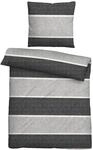biberna 0840506 Melange-Flanell Bettw&auml;sche