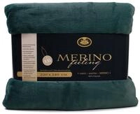 G&ouml;zze - Gem&uuml;tliche Kuscheldecke, Merino Feeling, Wendbar, Hohe Dichte 600 g/m&sup2;,