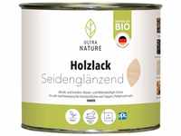 ULTRA NATURE Holzlack 0,375L, Farblos, Vegan, Bio, Lösemittelfrei, Seidenglanzend