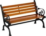 Outsunny Gartenbank, Parkbank, Sitzbank f&uuml;r 2 Personen, Balkonbank mit...