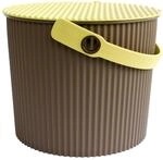 Yawata Omniutti Eimer Kasei 228288 Omniutti mit Deckel, braun, S, 228288 sceltevie