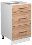 Vicco K&uuml;chenunterschrank Fame-Line, Goldkraft Eiche, 50 cm ohne Arbeitsplatte,...
