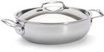 de Buyer - Servierpfanne AFFINITY aus mehrlagigem Edelstahl - mit Deckel - 28 cm -