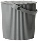 Hachiman Omnioutil Mittel 10 L Eimer mit Deckel Grau - Anthrazit