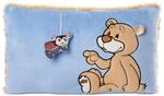 NICI Kissen B&auml;r Mielo 43 x 25 cm &ndash; rechteckiges Kuschelkissen aus weichem Pl&uuml;sch,