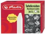 Herlitz Kreidetafelkreide 36 St&uuml;ck in Faltschachtel, 36 St&uuml;ck in...