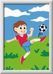 Ravensburger CreArt 23761 - Spa&szlig; am Fu&szlig;ball - Malen nach Zahlen Fu&szlig;ball ab 7