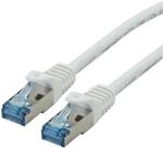 ROLINE Patchkabel Kat.6A S/FTP (PiMF), Component Level, LSOH, wei&szlig;, 0,5 m