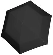 Knirps U.200 Ultra Light Duomatic - Taschenschirm Regenschirm black with rose...