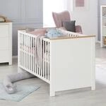 roba Kombi-Kinderbett 'Ava' 70 x1 40 cm, Babybett umbaubar zum Juniorbett, wei&szlig;,