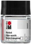 Marabu 11060005000 - Farbloser Klarlack, transparent 50 ml im Glas, hochgl&auml;nzender