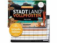 DENKRIESEN Stadt Land Vollpfosten® A4 – Urlaubs Edition | Ab 9 Jahren |...