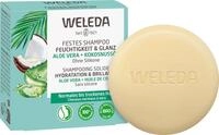 WELEDA Bio Festes Shampoo Feuchtigkeit & Glanz - Naturkosmetik Haarpflege Seife f&uuml;r