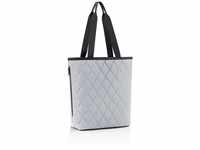 reisenthel classic shopper M rhombus light grey – Geräumige Shopping Bag und edle