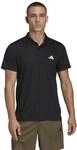 Adidas Herren Train Essentials Training Polo Shirt, Black/White, S