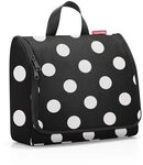 reisenthel toiletbag XL dots White - praktischer Kulturbeutel mit Haken,