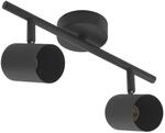 Lindby Strahler Jorell (Modern) in Schwarz aus Metall (2 flammig, GU10) -...