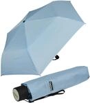 Doppler Regenschirm Mini-Taschenschirm Havanna Stick - ice blue