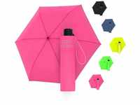 Doppler Regenschirm Safety Reflect in neon pink I Regenschirm mit...