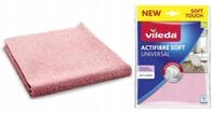 Vileda Tuch ACTIFIBRE Soft 1 St&uuml;ck - Reinigt, saugf&auml;hig, streifenfrei