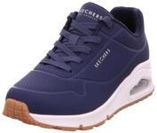 Skechers Damen UNO Stand ON AIR, Navy Durabuck Mesh, 39 EU
