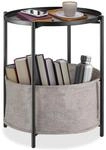 tectake&reg; Tisch rund, Beistelltisch Metall, Kleiner Tisch, Couchtisch mit...