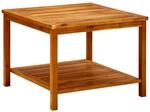 vidaXL Akazienholz Massiv Couchtisch Gartentisch Beistelltisch Holztisch...