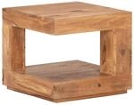 vidaXL Massivholz Couchtisch 45x45x40cm Wohnzimmertisch Holztisch Beistelltisch