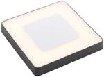 Lucande LED Deckenlampe aussen mit Bewegungsmelder, Deckenleuchte au&szlig;en