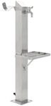 vidaXL Wassers&auml;ule Edelstahl 95 cm Wasserzapfstelle Wasserzapfs&auml;ule Brunnen