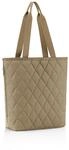 reisenthel Classic Shopper M Rhombus Olive, Olivgr&uuml;n, Talla &uacute;nica, L&auml;ssig