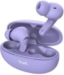 Trust Yavi In Ear Bluetooth Kopfh&ouml;rer mit 2 ENC Noise Cancelling Mikrofone, 23H