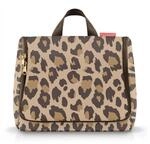 reisenthel toiletbag XL Leo Macchiato - praktischer Kulturbeutel mit Haken,