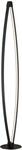 Fischer & Honsel Stehleuchte, Fenga | sandschwarz | H: 145 cm, D: 21...