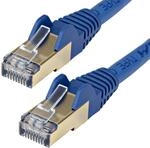 StarTech 5m Cat6a Snagless Netzwerkkabel RJ45, Blau (6ASPAT5MBL) | Abgeschirmtes