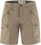 Fj&auml;llr&auml;ven Damen Nikka Curved Shorts, Suede Brown, 40