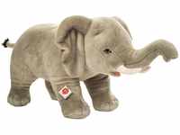 Teddy Hermann 90481 Elefant stehend 60 cm, Kuscheltier, Plüschtier mit...