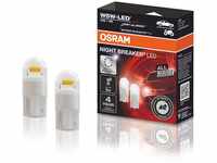 OSRAM NIGHT BREAKER LED W5W, universelles Standlicht/Positionslicht/Innenraumlicht,