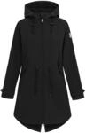 derbe Damen Softshelljacke Island Friese - Schwarz 42