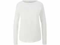 s.Oliver Damen T-Shirt Langarm White, 44