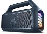 soundcore by Anker, Boom 2 Outdoor-Lautsprecher, 80W, Subwoofer, BassUp 2.0, 24h