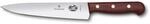Victorinox Wood Tranchiermesser mit glattem Schliff, Extra Scharfe Klinge, 19 cm,