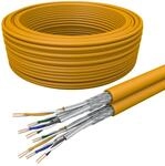 Draka Netzwerkkabel Verlegekabel LAN Kabel 100m Trommel Cat 7 Duplex S/FTP PiMF...
