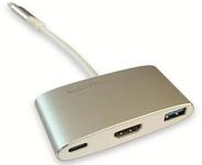 LC-Power LC-HUB-C-Multi-4 USB-C Hub | USB 3.0-Port | HDMI-Port | USB-C Power Delivery
