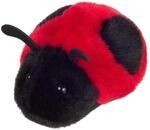 Teddy Hermann 92662 Marienk&auml;fer 11 cm, Kuscheltier mit idealem Recyclinganteil