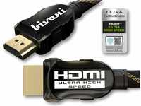 bivani Certified 8K HDMI 2.1a Kabel - 4 Meter 48 Gbps Premium Ultra High-Speed HDMI