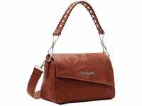Desigual Women's BOLS_Dejavu Phuket Mini Accessories PU Hand Bag, Brown